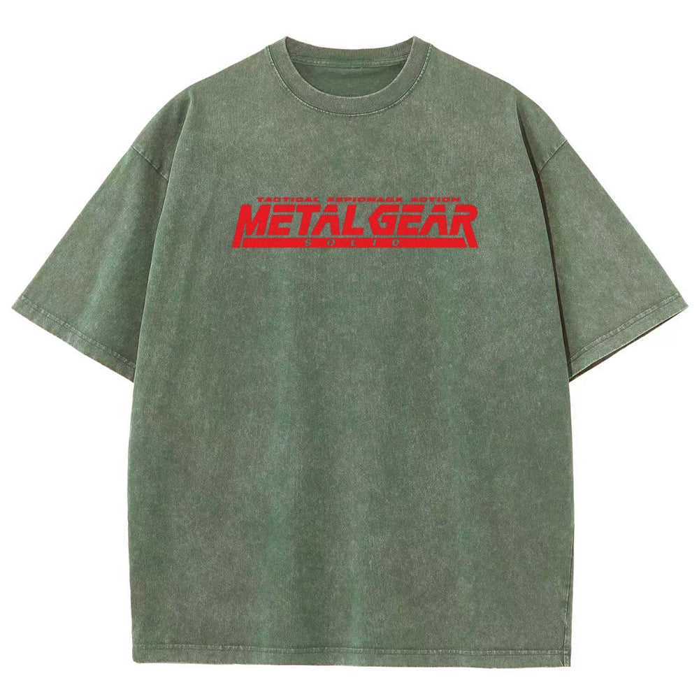Metal Gear Solid Unisex Fit Washed T-Shirt 2602000910