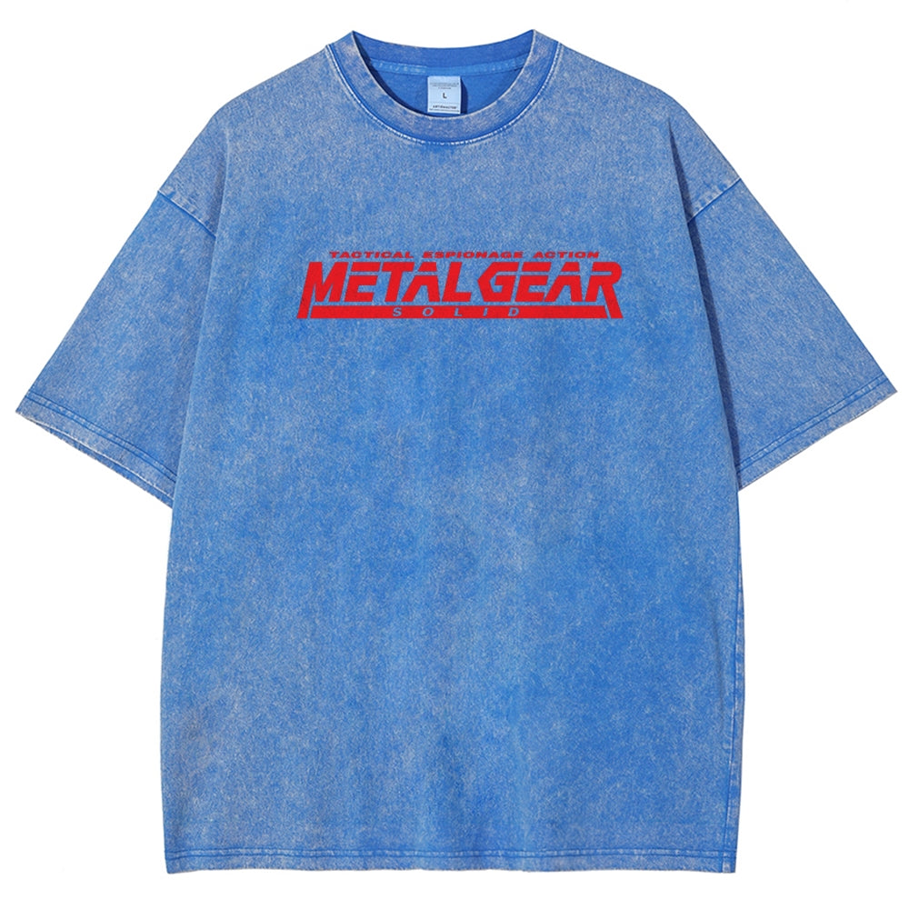 Metal Gear Solid Unisex Fit Washed T-Shirt 2602000910