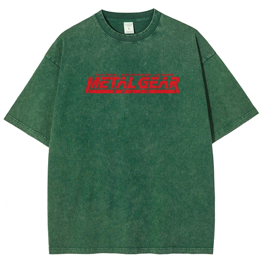 Metal Gear Solid Unisex Fit Washed T-Shirt 2602000910