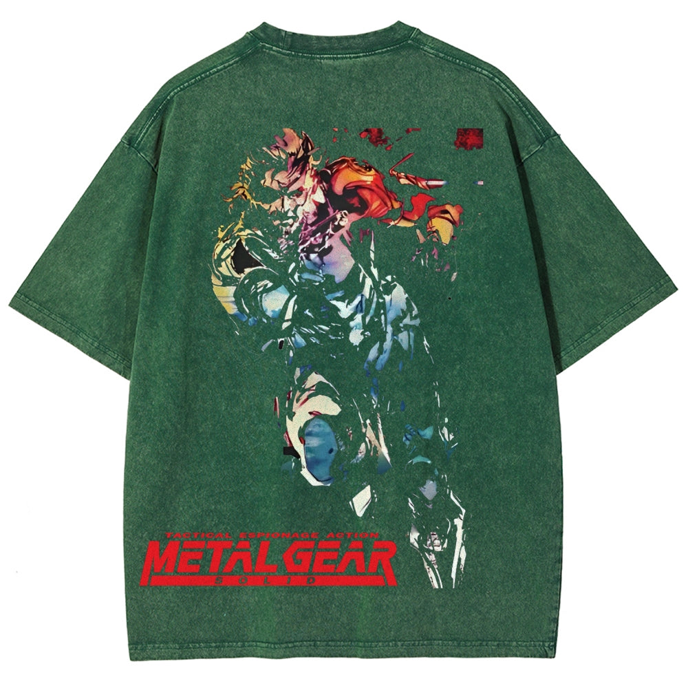Metal Gear Solid Unisex Fit Washed T-Shirt 2602000910