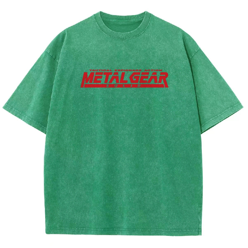 Metal Gear Solid Unisex Fit Washed T-Shirt 2602000910