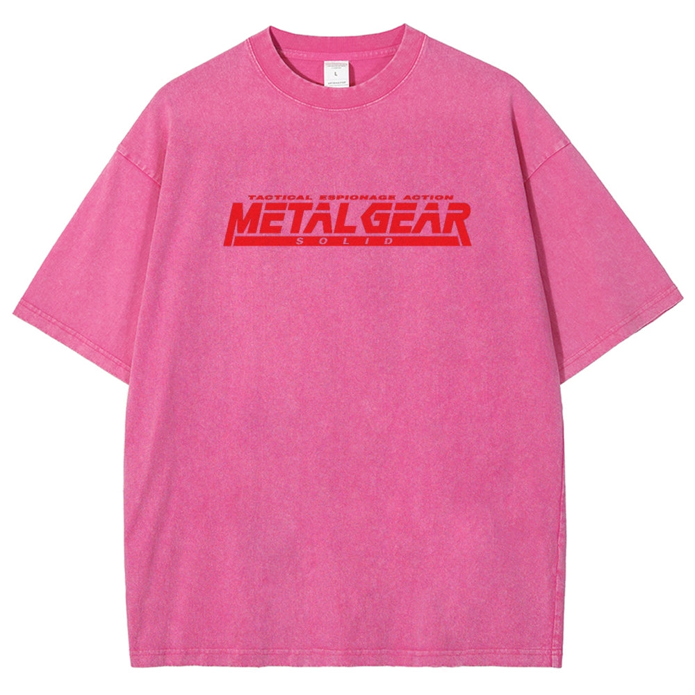 Metal Gear Solid Unisex Fit Washed T-Shirt 2602000910