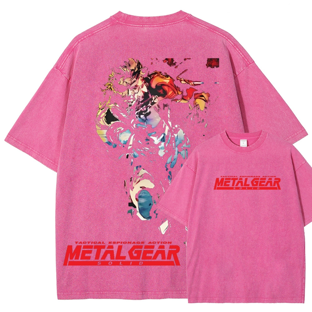 Metal Gear Solid Unisex Fit Washed T-Shirt 2602000910
