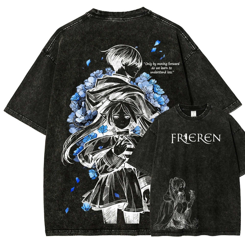 Frieren Unisex Fit Washed T-Shirt 2602003131