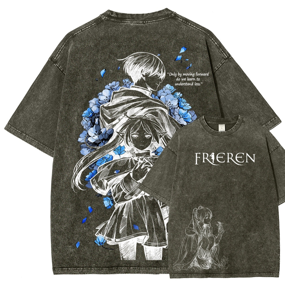 Frieren Unisex Fit Washed T-Shirt 2602003131