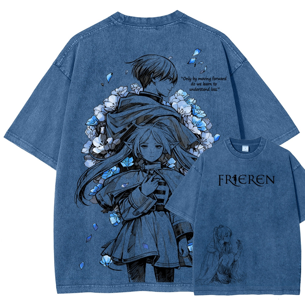 Frieren Unisex Fit Washed T-Shirt 2602003131