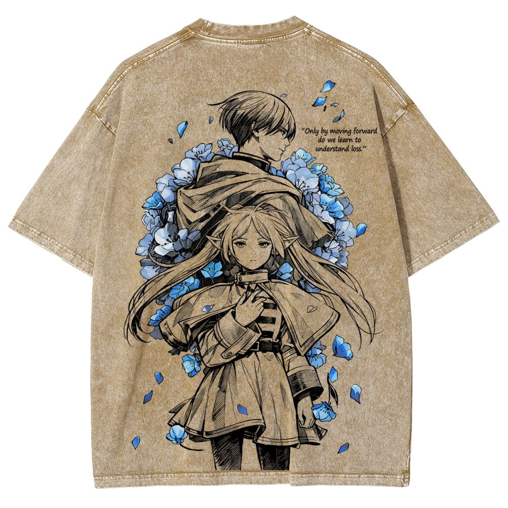 Frieren Unisex Fit Washed T-Shirt 2602003131