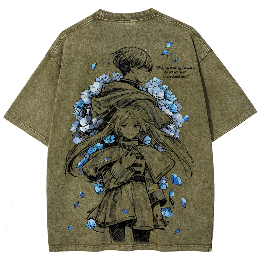 Frieren Unisex Fit Washed T-Shirt 2602003131