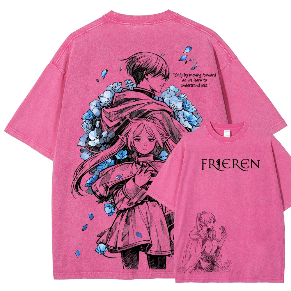 Frieren Unisex Fit Washed T-Shirt 2602003131