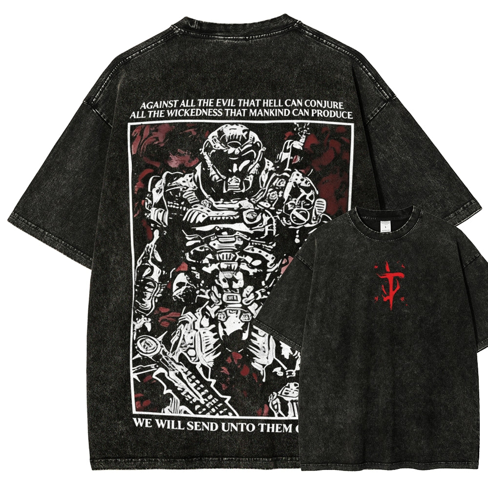 DOOM Unisex Fit Washed T-Shirt 2602003510