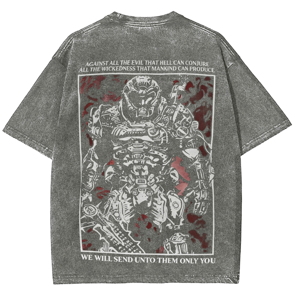 DOOM Unisex Fit Washed T-Shirt 2602003510