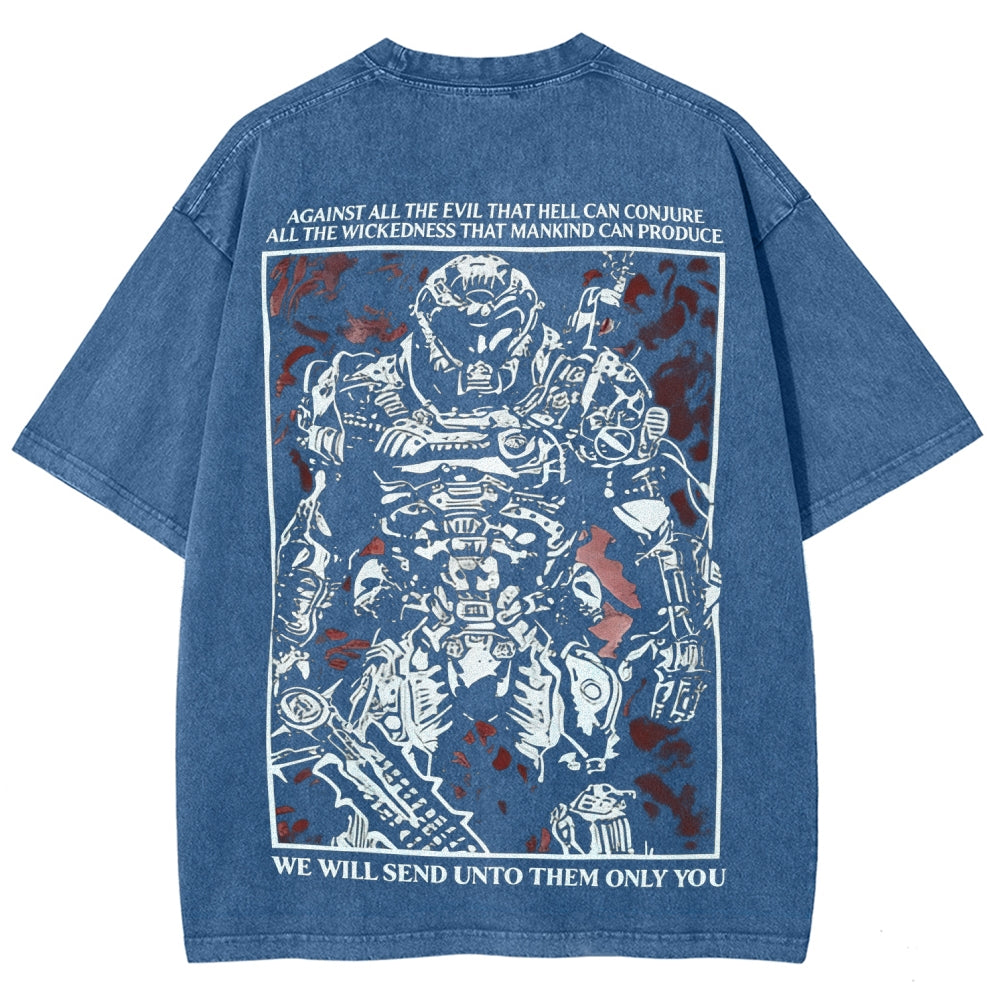 DOOM Unisex Fit Washed T-Shirt 2602003510