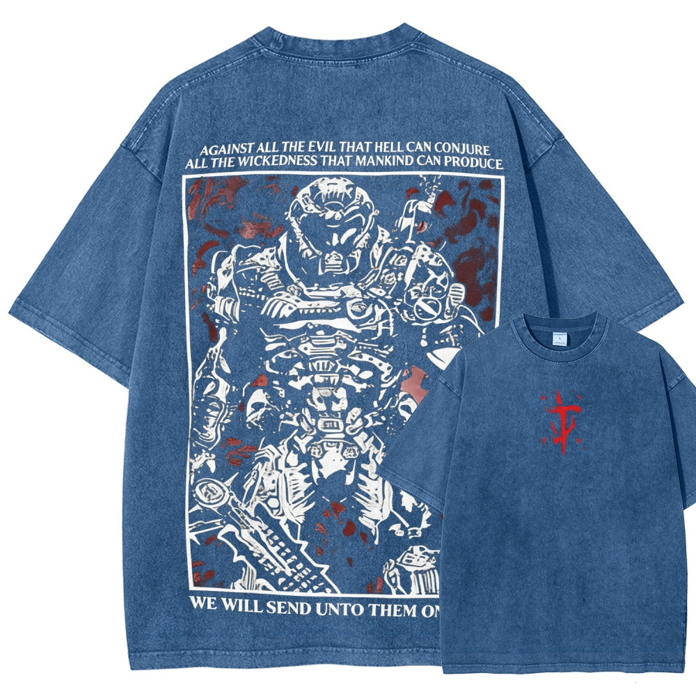 DOOM Unisex Fit Washed T-Shirt 2602003510
