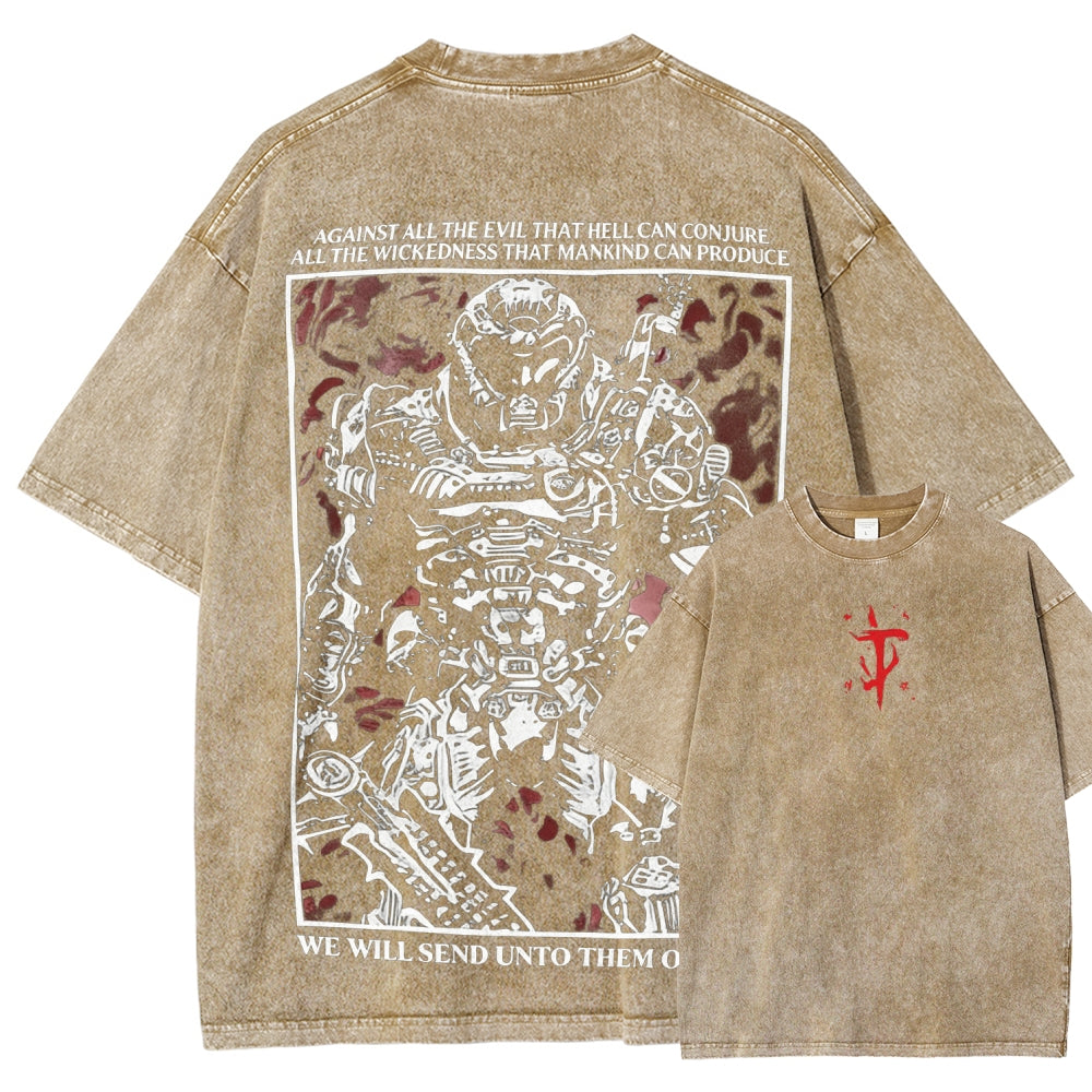 DOOM Unisex Fit Washed T-Shirt 2602003510
