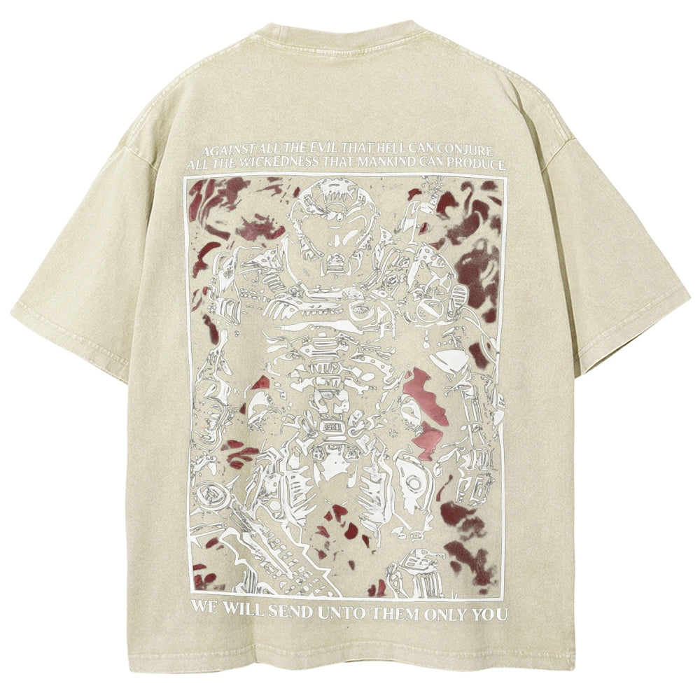 DOOM Unisex Fit Washed T-Shirt 2602003510