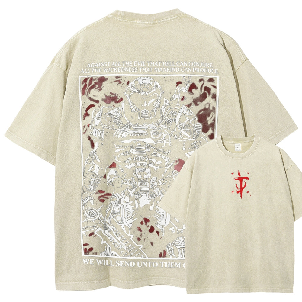 DOOM Unisex Fit Washed T-Shirt 2602003510