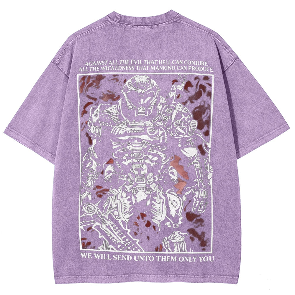 DOOM Unisex Fit Washed T-Shirt 2602003510