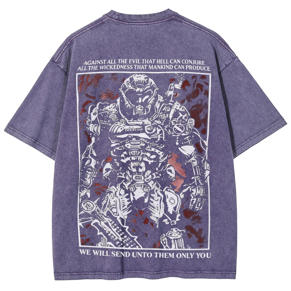 DOOM Unisex Fit Washed T-Shirt 2602003510