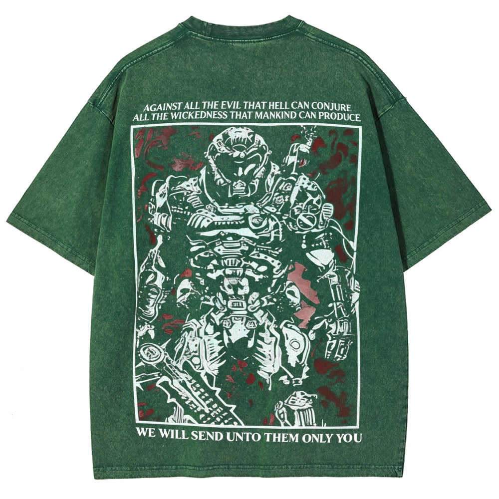 DOOM Unisex Fit Washed T-Shirt 2602003510