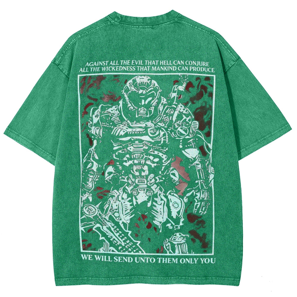 DOOM Unisex Fit Washed T-Shirt 2602003510