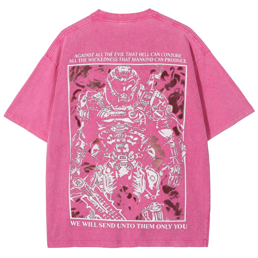 DOOM Unisex Fit Washed T-Shirt 2602003510