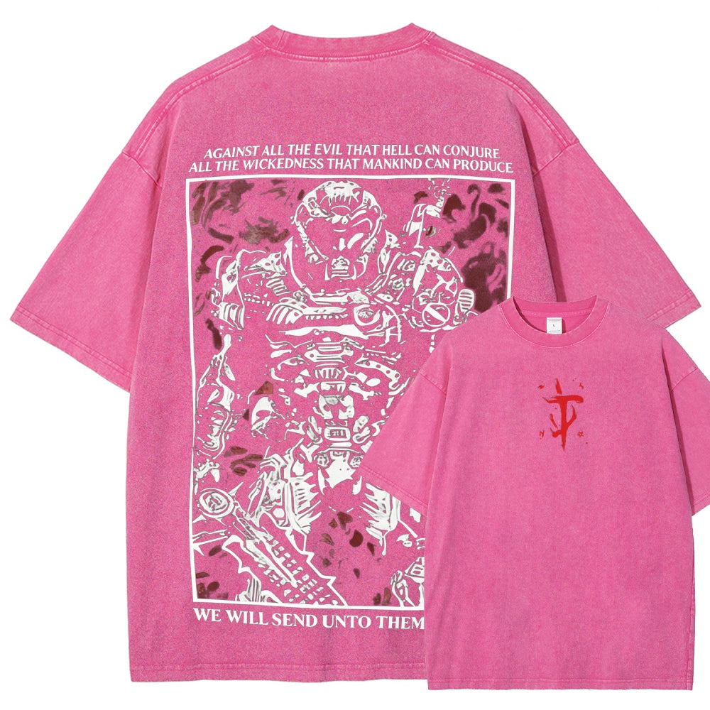 DOOM Unisex Fit Washed T-Shirt 2602003510