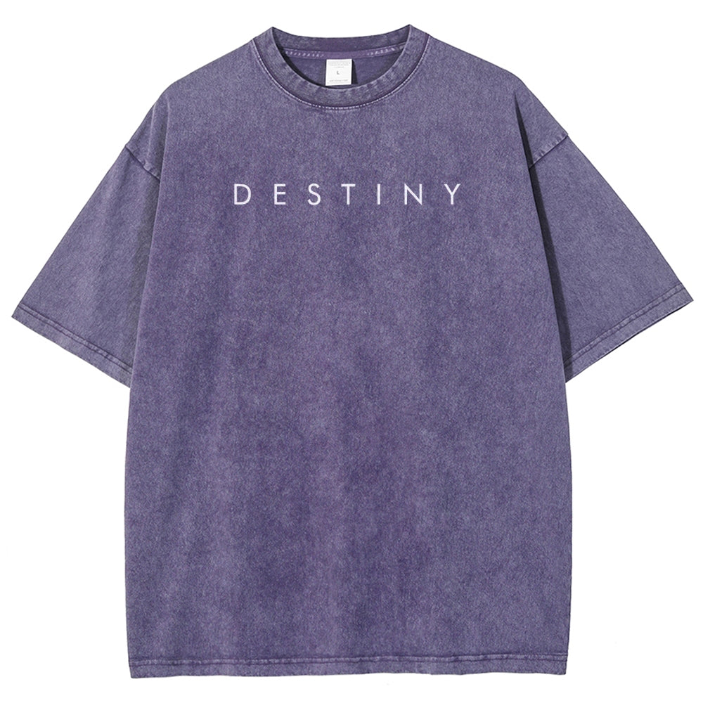 Destiny Unisex Fit Washed T-Shirt 2602003746