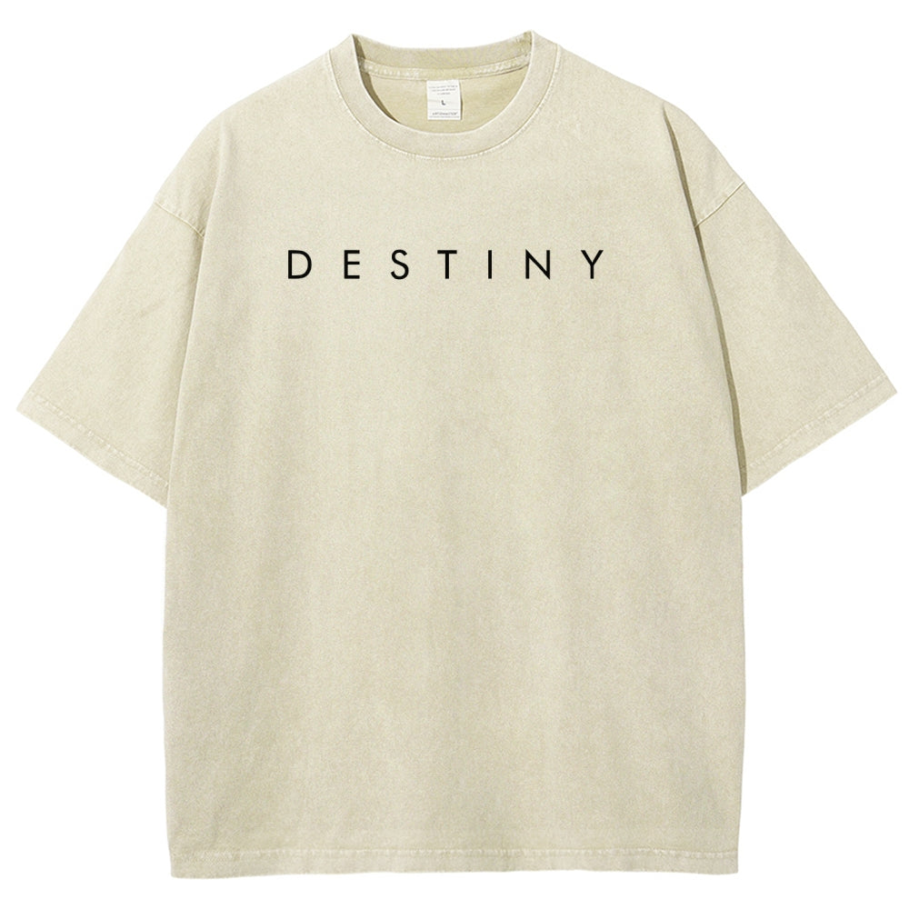 Destiny Unisex Fit Washed T-Shirt 2602003746