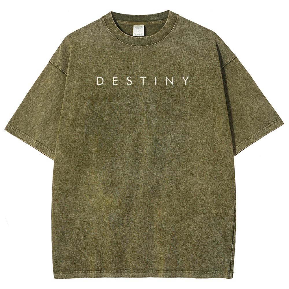 Destiny Unisex Fit Washed T-Shirt 2602003746