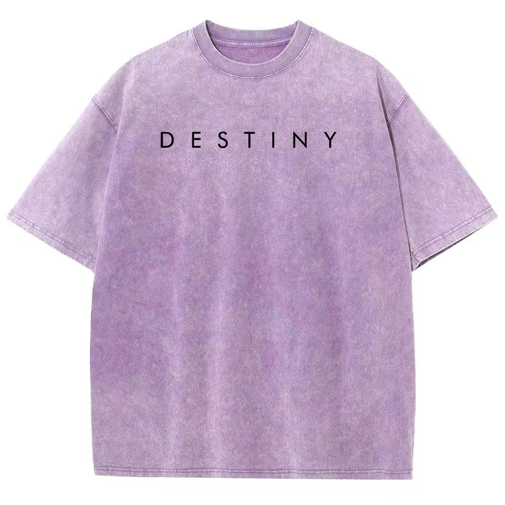 Destiny Unisex Fit Washed T-Shirt 2602003746