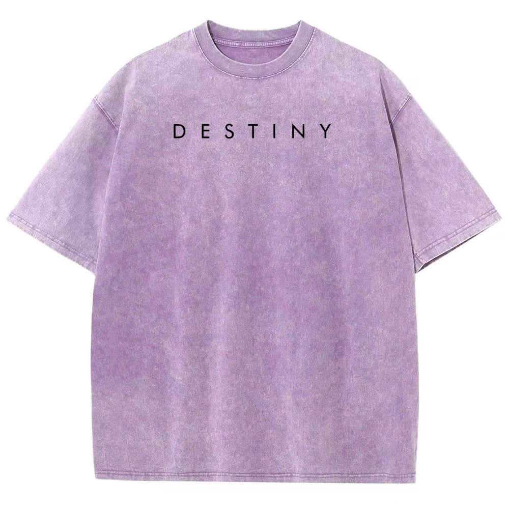 Destiny Unisex Fit Washed T-Shirt 2602003756