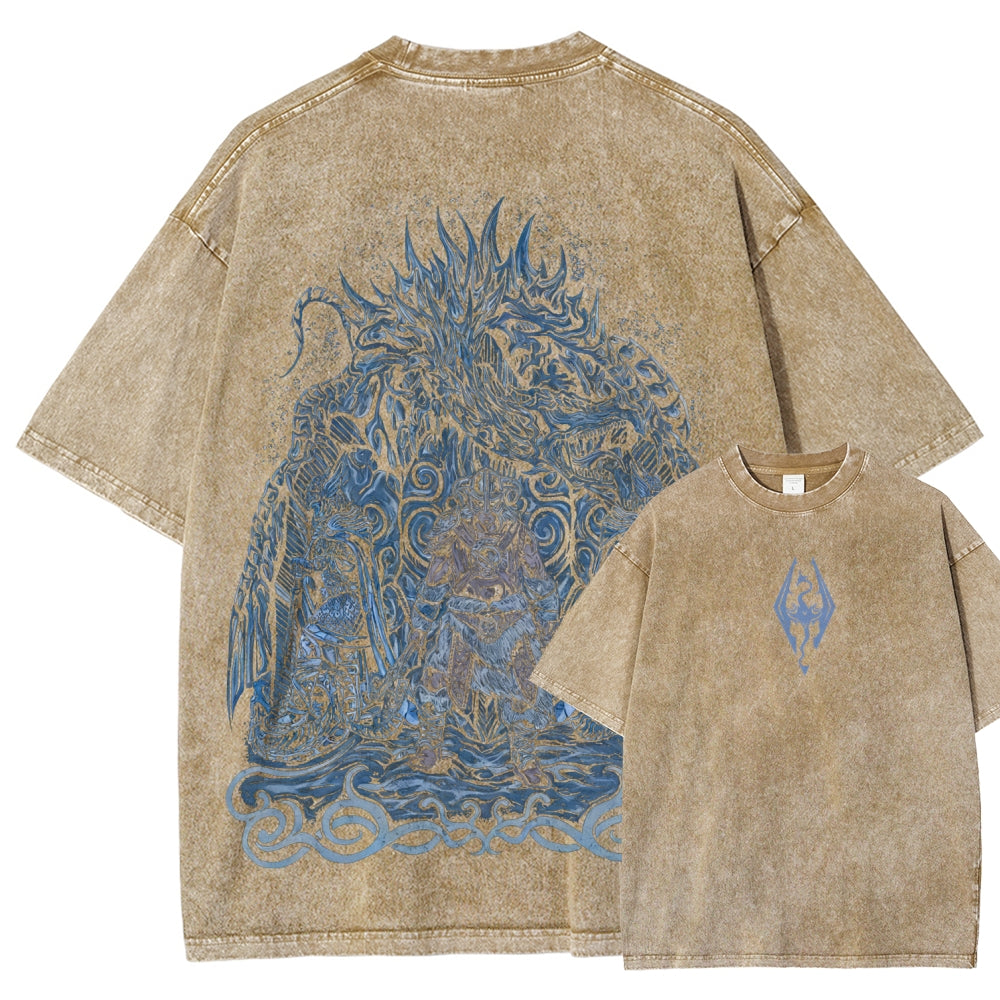 The Elder Scrolls Unisex Fit Washed T-Shirt 2602005471