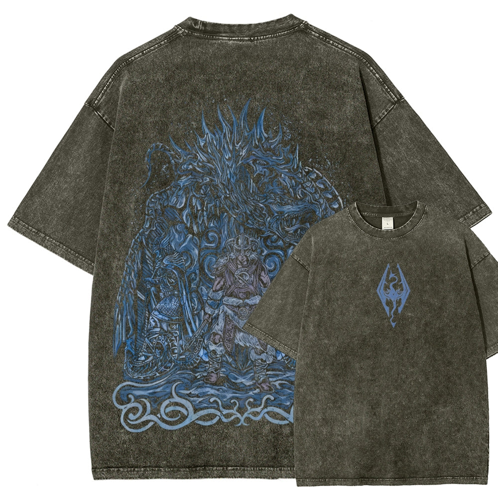The Elder Scrolls Unisex Fit Washed T-Shirt 2602005471