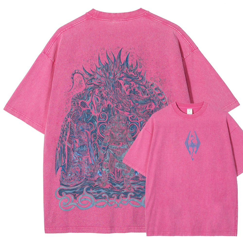 The Elder Scrolls Unisex Fit Washed T-Shirt 2602005471
