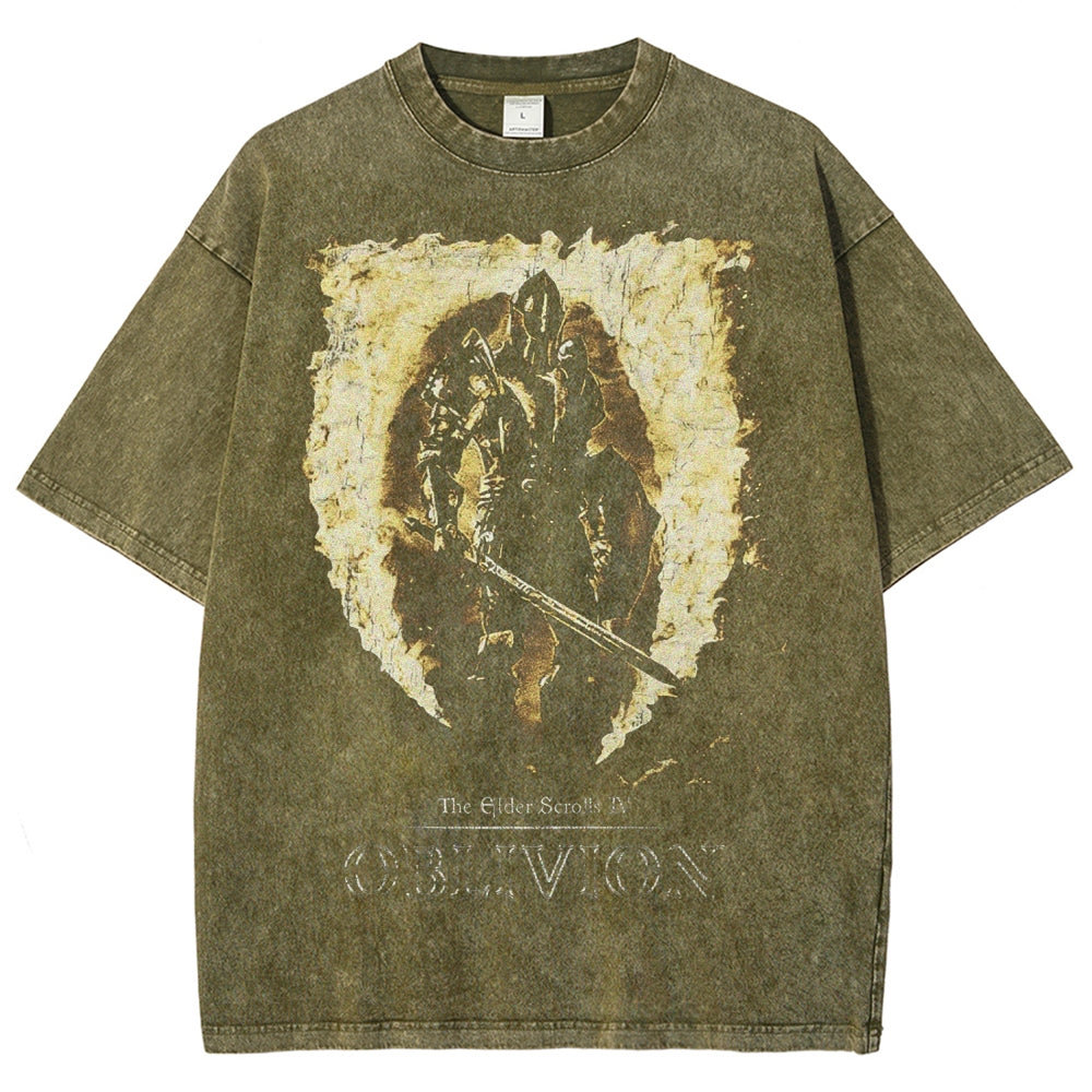 The Elder Scrolls Unisex Fit Washed T-Shirt 2602005488