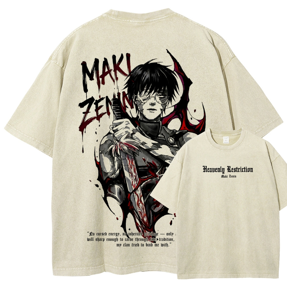 Jujutsu Kaisen Unisex Fit Washed T-Shirt 2602006637