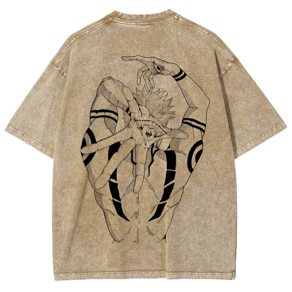Jujutsu Kaisen Unisex Fit Washed T-Shirt 2602008468