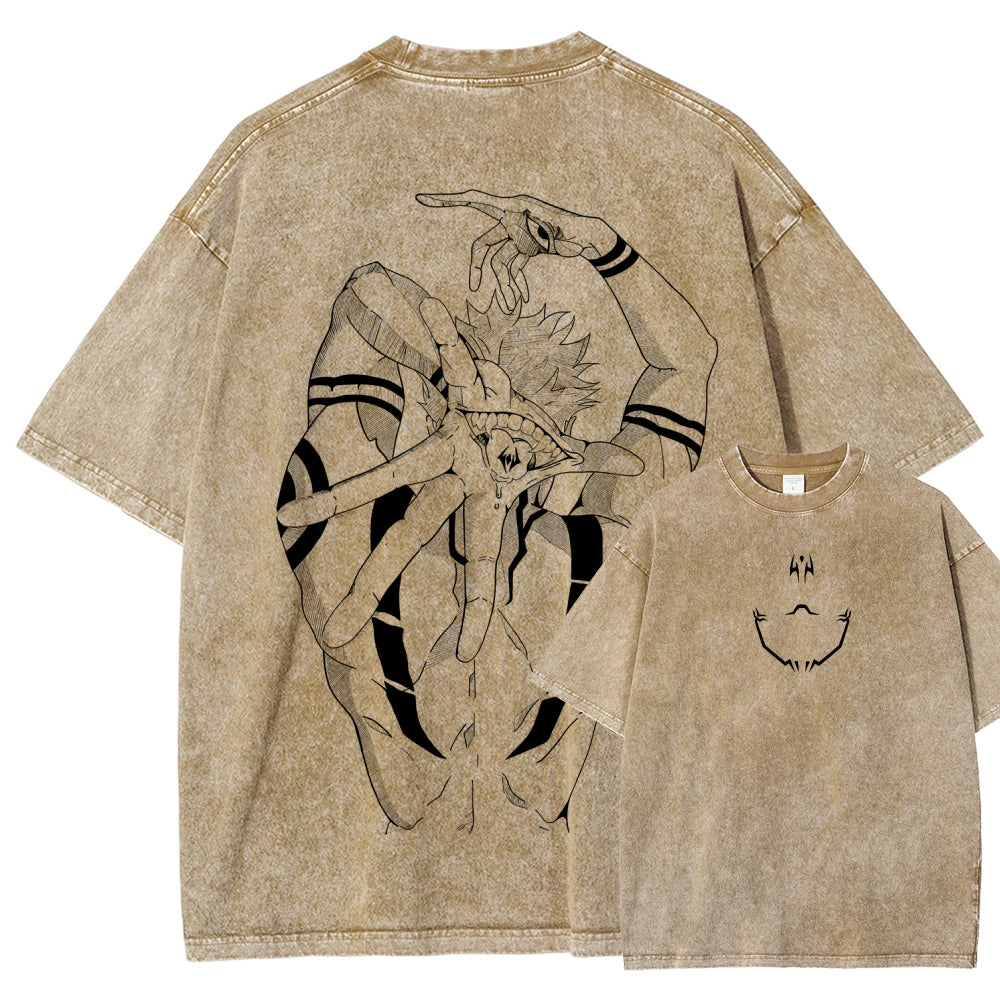Jujutsu Kaisen Unisex Fit Washed T-Shirt 2602008468
