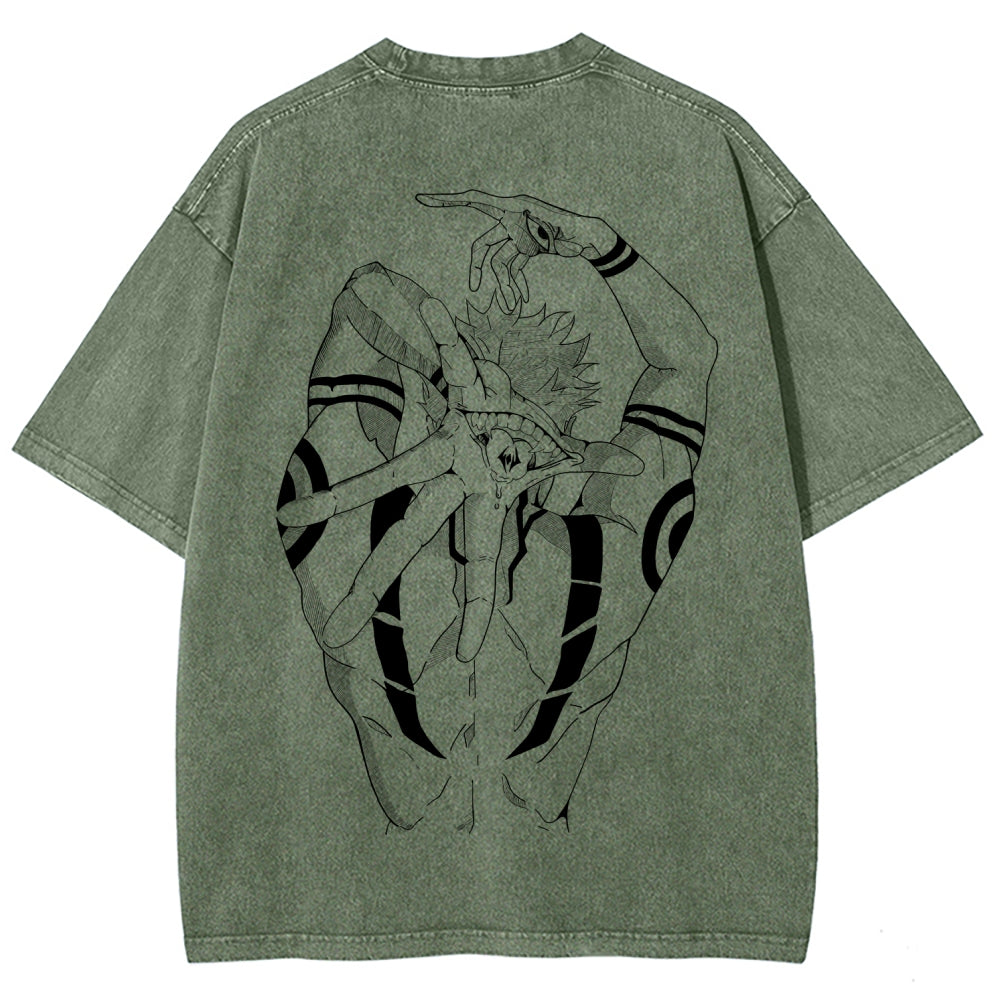 Jujutsu Kaisen Unisex Fit Washed T-Shirt 2602008468