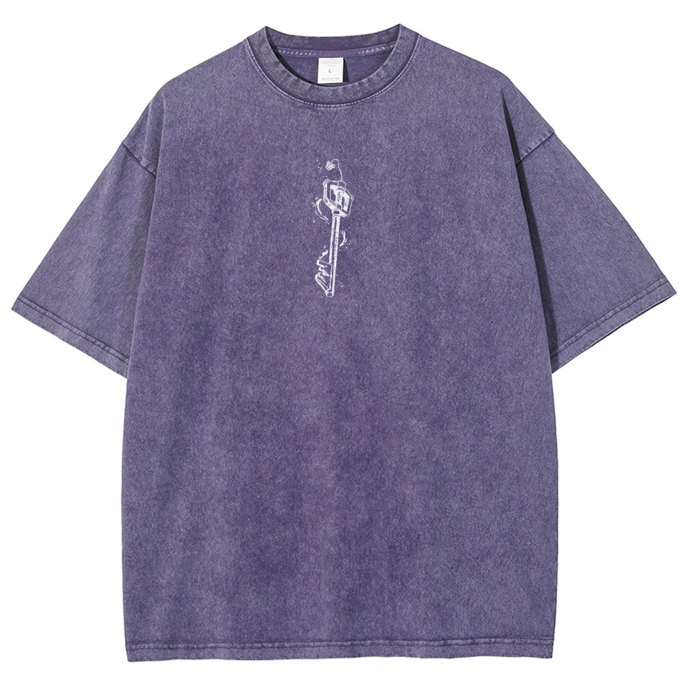 Kingdom Hearts Unisex Fit Washed T-Shirt 2602009323