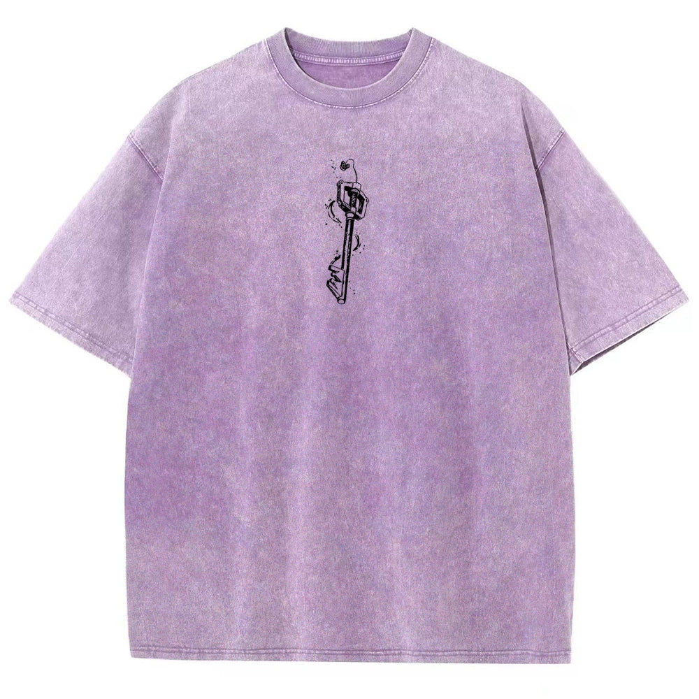 Kingdom Hearts Unisex Fit Washed T-Shirt 2602009323