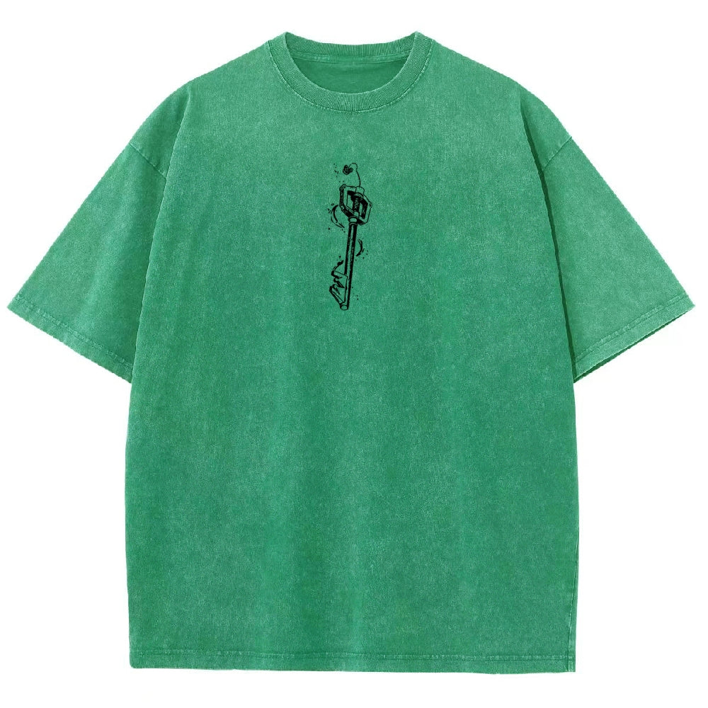 Kingdom Hearts Unisex Fit Washed T-Shirt 2602009323