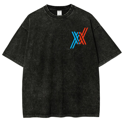 Darling in the Franxx Unisex Fit Washed T-Shirt 2602013386