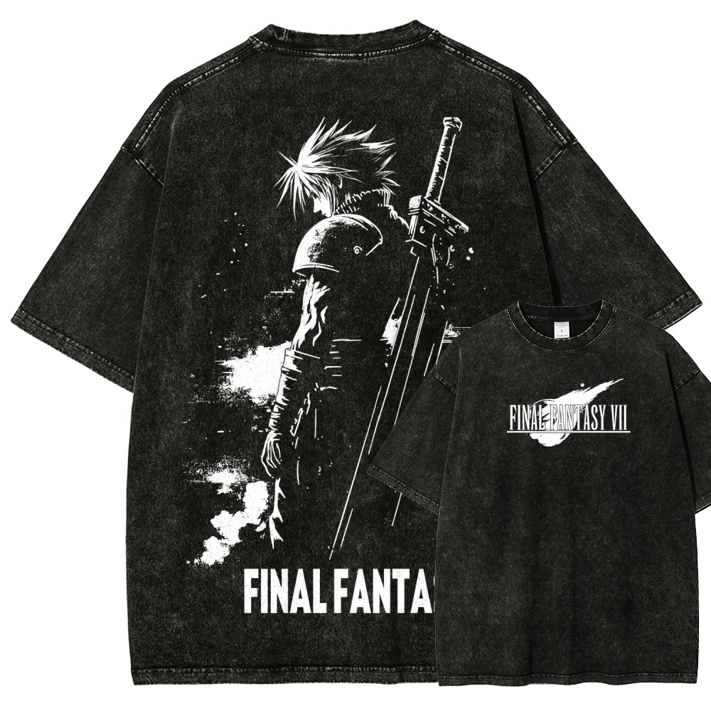Final Fantasy Unisex Fit Washed T-Shirt 2602013456