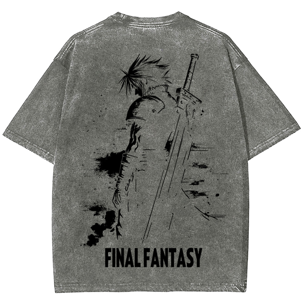 Final Fantasy Unisex Fit Washed T-Shirt 2602013456