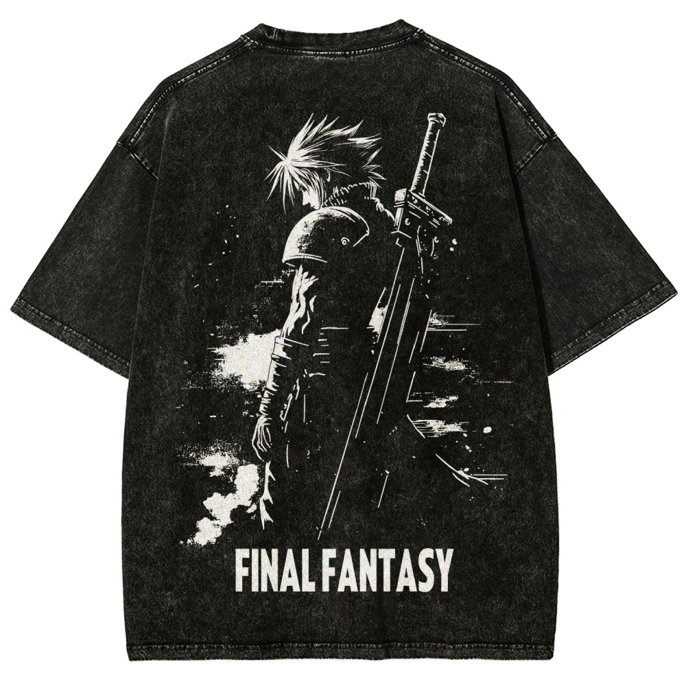 Final Fantasy Unisex Fit Washed T-Shirt 2602013456