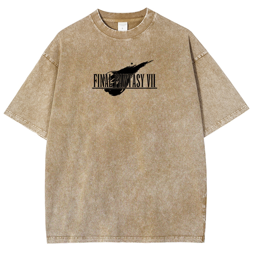 Final Fantasy Unisex Fit Washed T-Shirt 2602013456