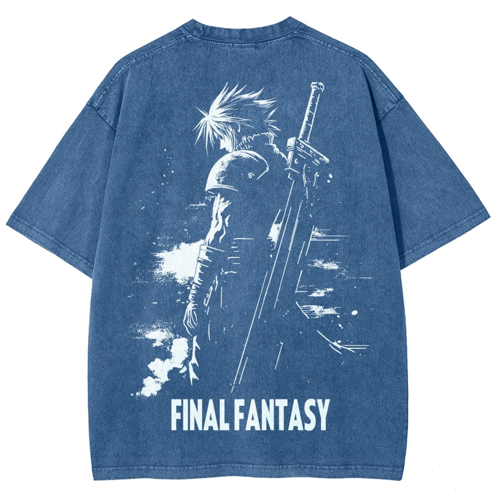 Final Fantasy Unisex Fit Washed T-Shirt 2602013456