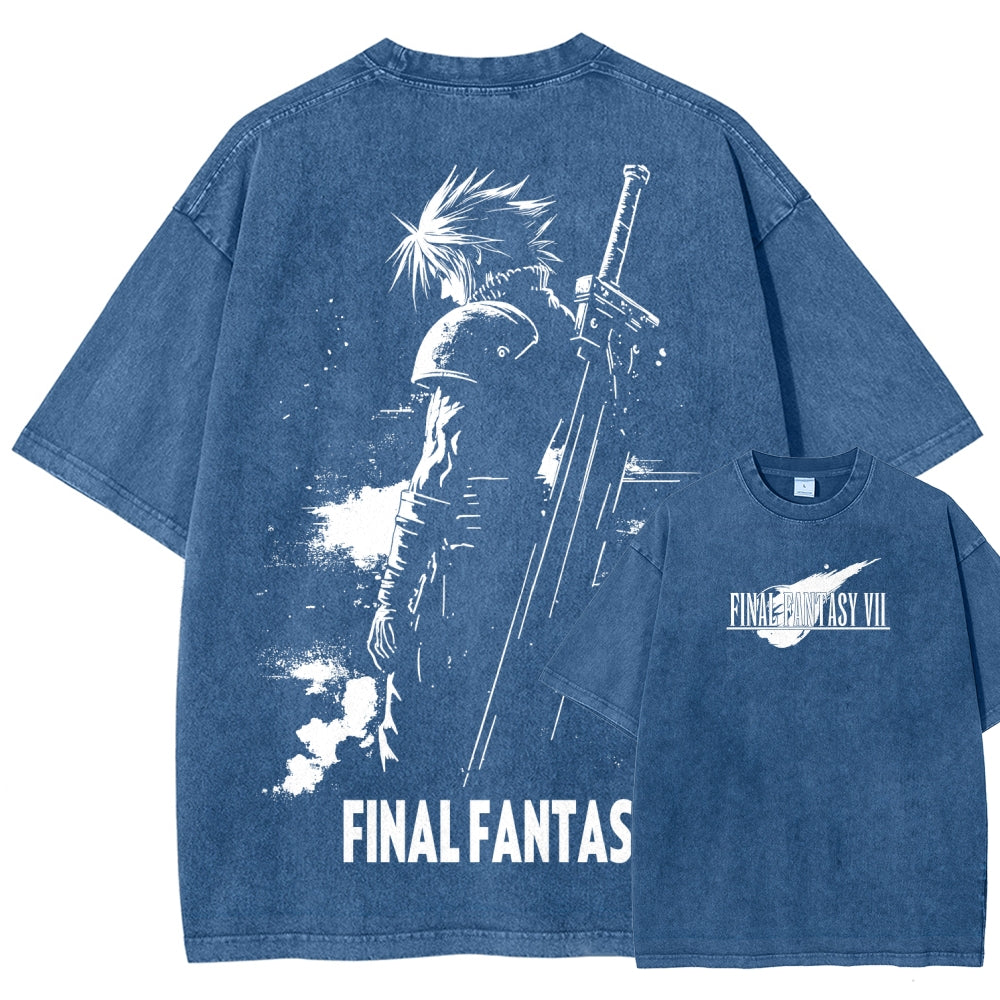 Final Fantasy Unisex Fit Washed T-Shirt 2602013456
