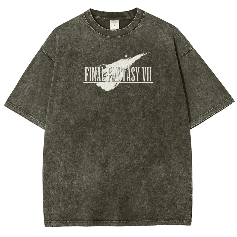 Final Fantasy Unisex Fit Washed T-Shirt 2602013456